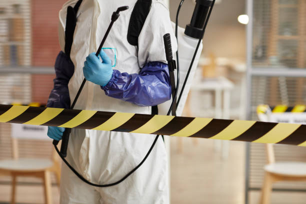 Professional Blood Cleanup technician working in Fairview, NJ
